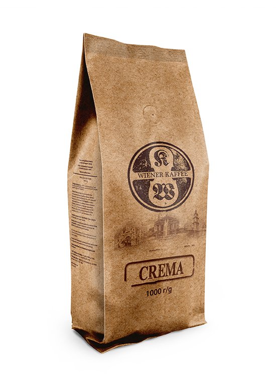 craft-crema Кава Wienner Kaffe Crema 1кг,зерна - Зображення 1